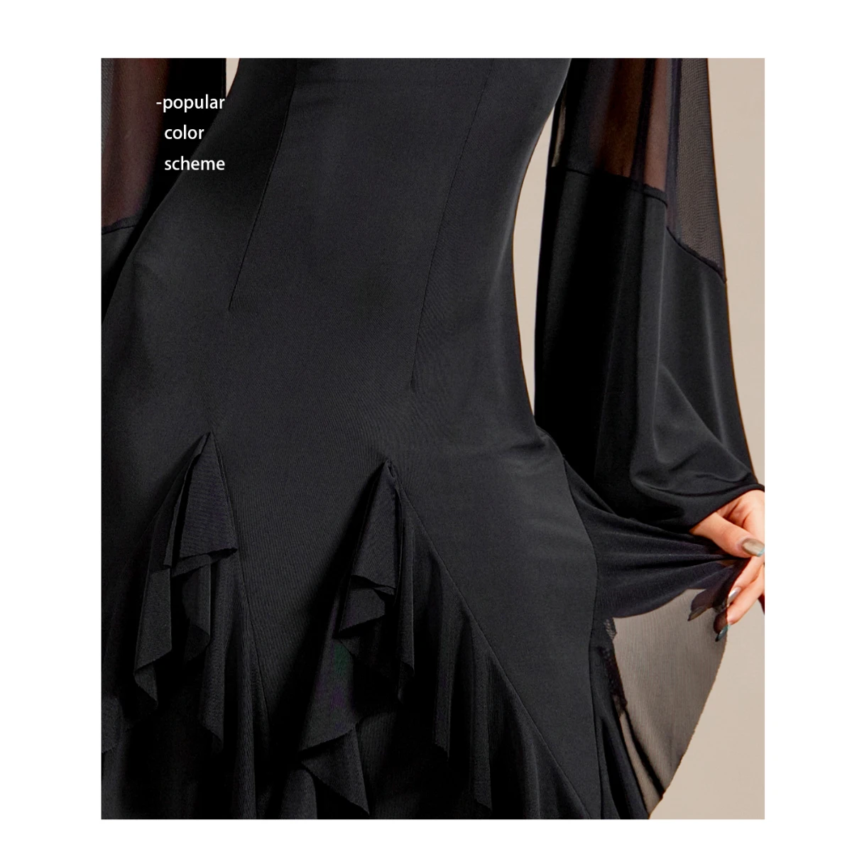 MY780 Women’s Ballroom Dance Dress (With Bra Pads, Without Briefs)